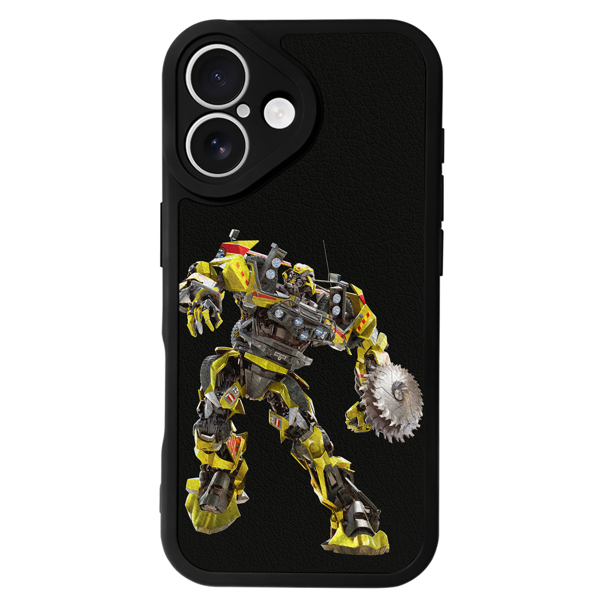 （画像用） Transformers トランスフォーマー 【iPhone 16シリーズ対応】シリコンスマホケース（レザー調） 材質：シリコン